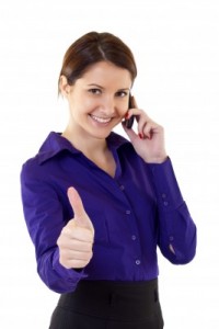 Businesswoman making a call - C2C Resources