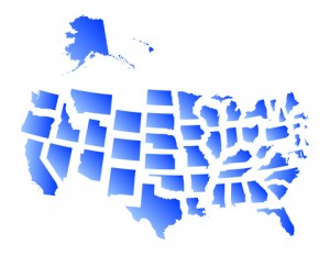 US Map, C2C Resources Debt Collection Agency
